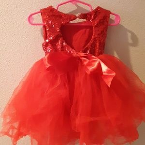 Red Tulle Dress